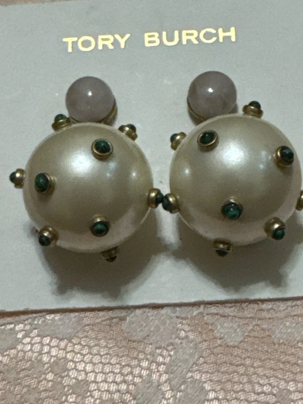 Tory Burch Pearl Drop Earrings